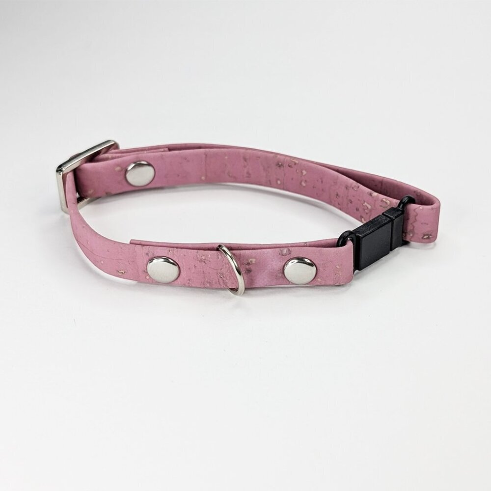Cork Breakaway Cat Collar in Light Purple